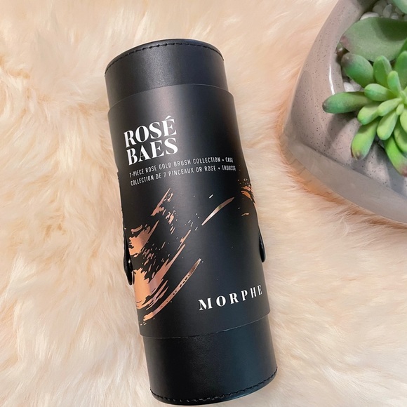 NIB Morphe Rosé Away 6-Piece Travel Brush Set - Picture 5 of 7